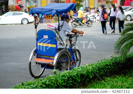 Disabled man on the wheel chair sells the lottery Disabled man on the wheel chair sells the lottery 42987152