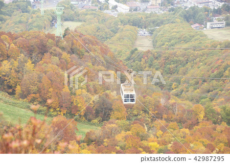 Zao Central Ropeway View from the top of Chika helmet 2017 Zao Central Ropeway View from the top of Chika helmet 2017 42987295
