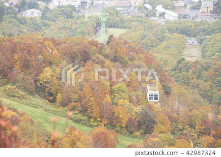 Zao Central Ropeway View from the top of Chika helmet 2017 Zao Central Ropeway View from the top of Chika helmet 2017 42987324