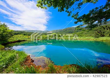 Hachimantai Hachimantai City, Akanuma, a place too blue Hachimantai Hachimantai City, Akanuma, a place too blue 42987523