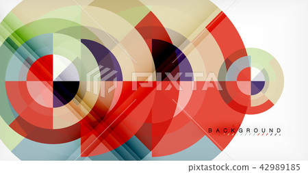 Vector circle abstract background 42989185