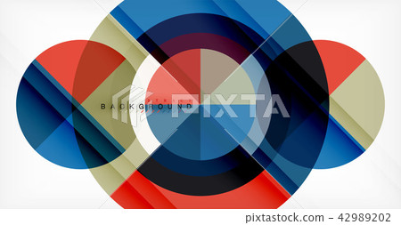 Vector circle abstract background 42989202