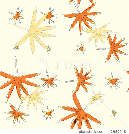 Leaves seamless background 42989948