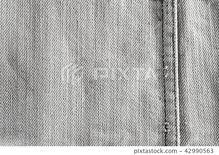 Texture and seam of denim fabric Texture and seam of denim fabric 42990563