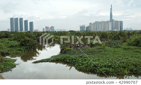 Landmark 81 view from district 2 Landmark 81 view from district 2 42990707