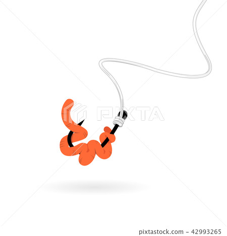 Fishing hook sign icon. Fishermen tackle symbol 42993265