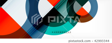 Vector circular geometric abstract background Vector circular geometric abstract background 42993344