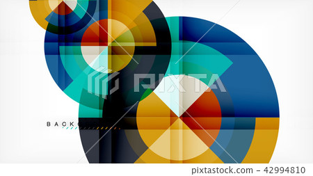 Vector circle abstract background Vector circle abstract background 42994810