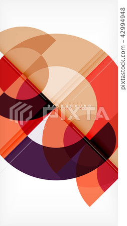 Minimal circle abstract background design, multicolored template for business or technology Minimal circle abstract background design, multicolored template for business or technology 42994948