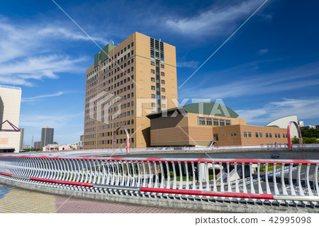 City scenery seen from the Minami-Osawa Rondo Footbridge 42995098