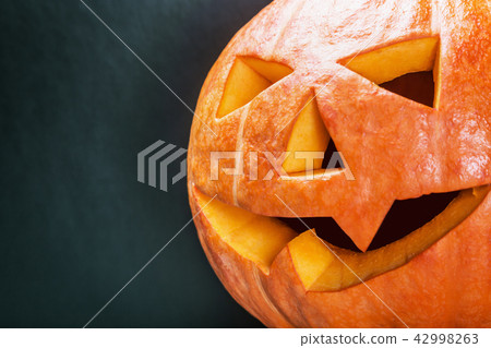 pumpkin lantern Jack carved for Halloween  42998263