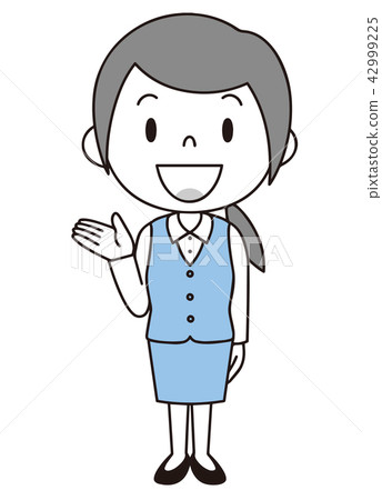 女性制服女性OL職員變異指南站立 女性制服女性OL職員變異指南站立 42999225