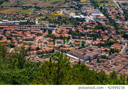 Gubbio, Italy. View of old city Gubbio, Italy. View of old city 42999236