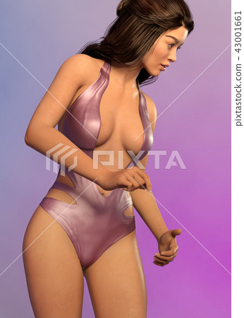 Young woman in swimsuit 43001661