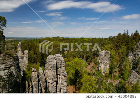 sandstone rocks - Prachovske skaly (Prachov Rocks) sandstone rocks - Prachovske skaly (Prachov Rocks) 43004882