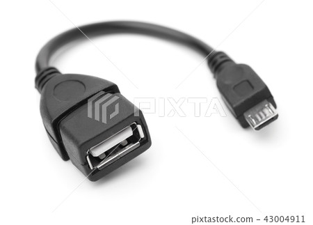 Black USB OTG cable 43004911