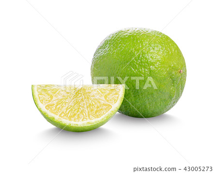 lime on white background lime on white background 43005273