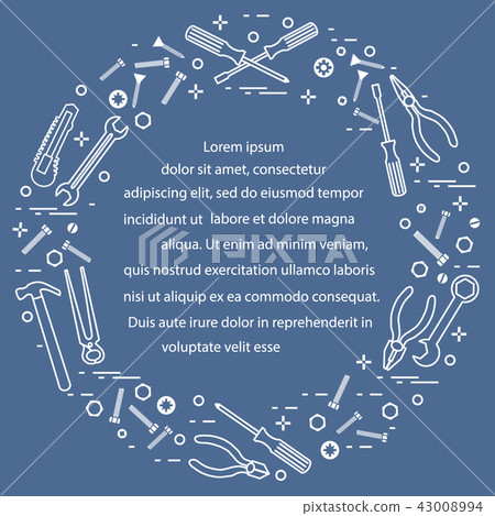 Variety tools for building, construction and home Variety tools for building, construction and home 43008994