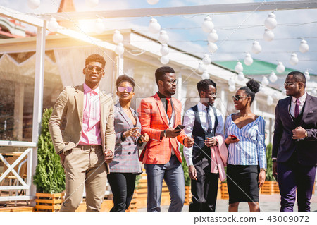 african young people have individual stylish outfit african young people have individual stylish outfit 43009072