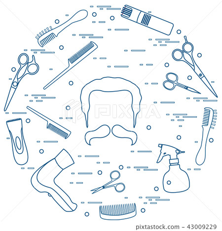 men hairstyles, beards and mustaches, hairdresser men hairstyles, beards and mustaches, hairdresser 43009229