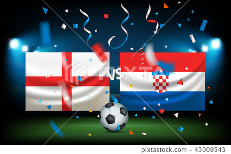 Day of the match. England versus Croatia Day of the match. England versus Croatia 43009543