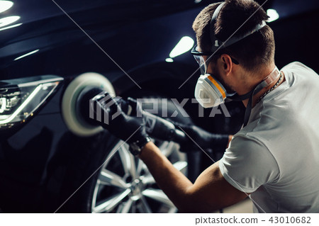series of detailed cars: Polishing a car series of detailed cars: Polishing a car 43010682