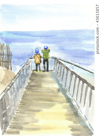 水彩風景 水彩風景 43013857