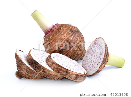 taro isolated on white background taro isolated on white background 43015598