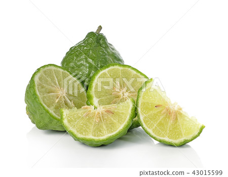 Bergamot isolated white background. Bergamot isolated white background. 43015599