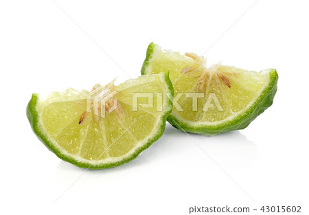 Bergamot isolated white background. Bergamot isolated white background. 43015602
