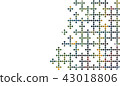 Background material Diamond green 43018806