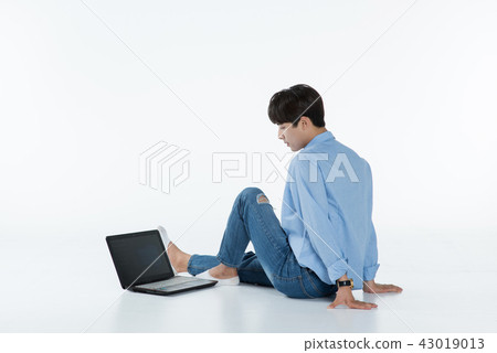 男孩，筆記本電腦 43019013