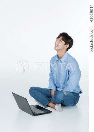 男孩，筆記本電腦 43019014