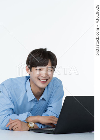 男孩，筆記本電腦 43019028