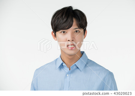 男孩，姿勢，表達 43020023