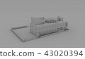 2 stories building _ 3 D _ 0006 43020394