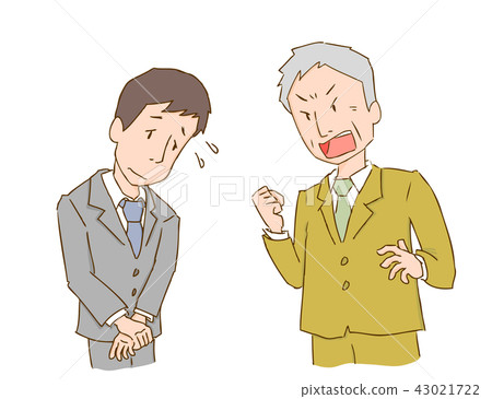 講道責罵辦公室工作者男性兩個人 43021722