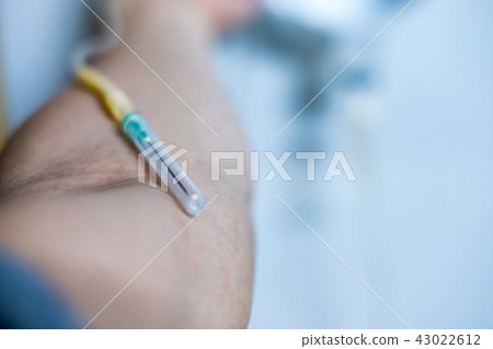 Preparing for blood donations with Hypodermic 43022612