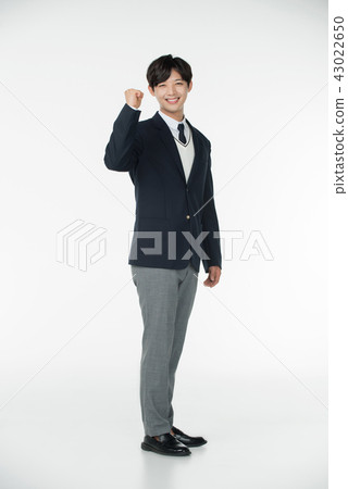 Male student posing Male student posing 43022650