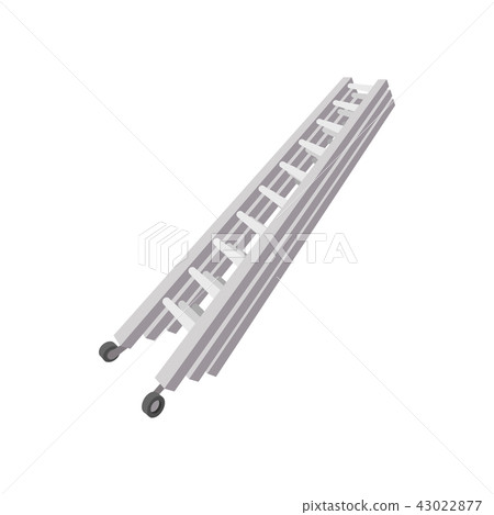 Firefighter ladder cartoon icon Firefighter ladder cartoon icon 43022877