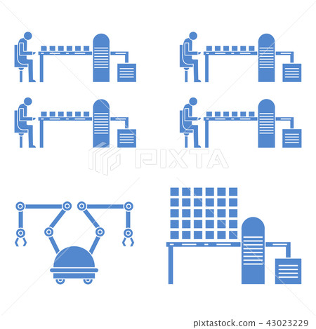Smart automatic robotic production line 43023229