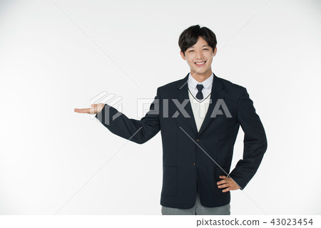 男孩，姿勢，表達 43023454