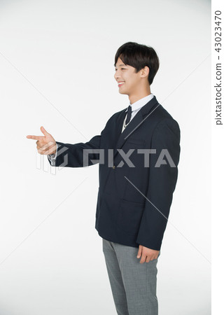 男孩，姿勢，表達 43023470