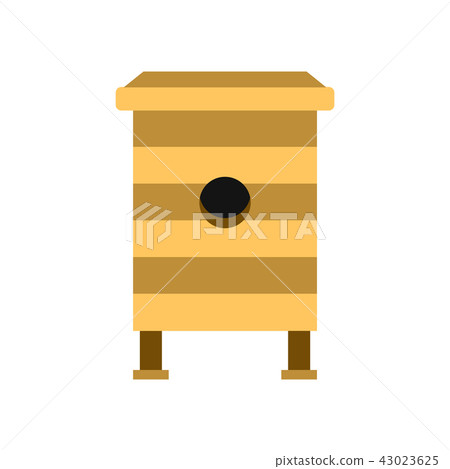 Beehive flat icon 43023625