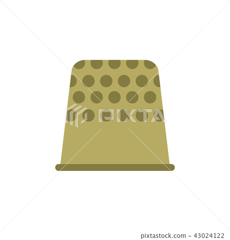 Thimble flat icon Thimble flat icon 43024122