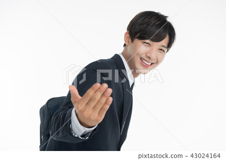 男孩，高中生 43024164