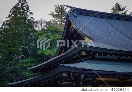 Part of Ise Jingu Temple in Mie, Japan Part of Ise Jingu Temple in Mie, Japan 43026164