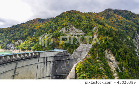 Kurobe Dam in Toyama, Japan Kurobe Dam in Toyama, Japan 43026389