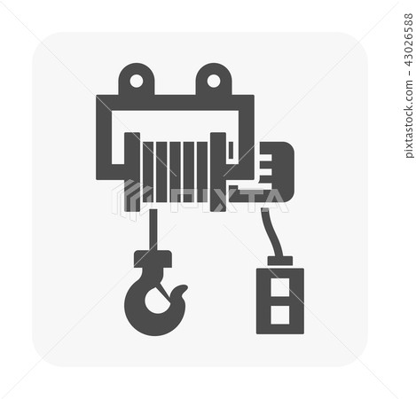 winch icon black winch icon black 43026588
