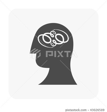 stressed emotion icon 43026589